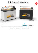 Vitrina Expositora Refrigerada para Tapas Sobremesa Cristal Curvo 3 Bandejas GN 1/1X65 Gama Maxiself 1210x650x320h mm VMX3E Sayl - Imagen 2