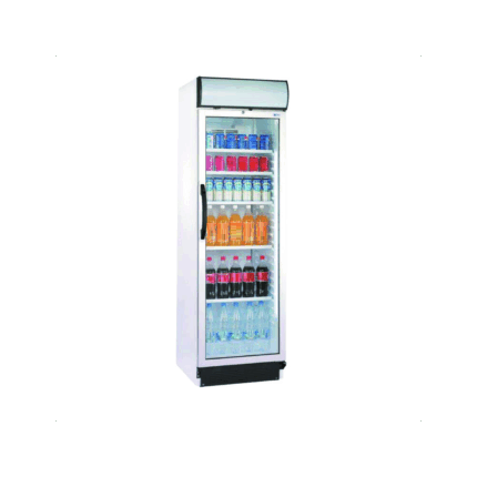 Armario Expositor Refrigerado 345 Litros 1 Puerta de Cristal Serie TN 595x640x1980h mm 374 DTKL DIFRIHO