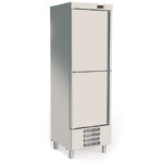 Armario de Congelación Vertical 2 Puertas Opacas 3 Estantes GN 2/1 - 505 Litros Gama SNACK 660x735x2160h mm ASA2-70-N Horekus