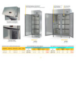 Armario de Congelación Vertical 1 Puerta Opaca 3 Estantes GN 2/1 - 645 Litros Gama SNACK 660x850x2130h mm AGA1-70-N Horekus - Imagen 2