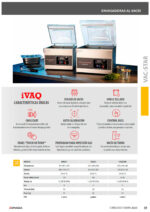 Envasadora al Vacío de Campana Sobremesa 505x540x460h mm IVAQ23 VAC-STAR - Imagen 2