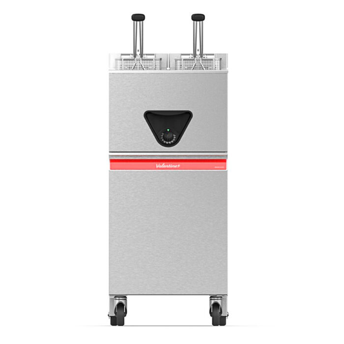 Freidora Super Rápida Eléctrica con Grifo de Vaciado 15/18 Litros 2 Cestas Modular Gama Core 400x600x900h mm C400T Valentine - Imagen 1