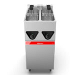 Freidora Super Rápida Eléctrica con Grifo de Vaciado 2 x 7/8 Litros 2 Cestas Modular Gama Core 400x600x900h mm C2200 Valentine