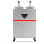 Freidora Super Rápida Eléctrica con Grifo de Vaciado 25/28 Litros 2 Cestas Modular Gama Core 600x600x900h mm C600 Valentine