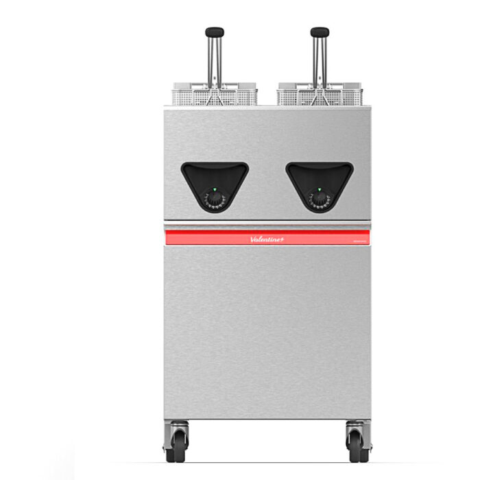 Freidora Super Rápida Eléctrica con Grifo de Vaciado 2 x 9/10 Litros 2 Cestas Modular Gama Core 500x600x900h mm C2525T Valentine - Imagen 1