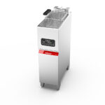 Freidora Super Rápida Eléctrica con Grifo de Vaciado 9/10 Litros 1 Cesta Modular Gama Core 250x600x900h mm CS250 Valentine