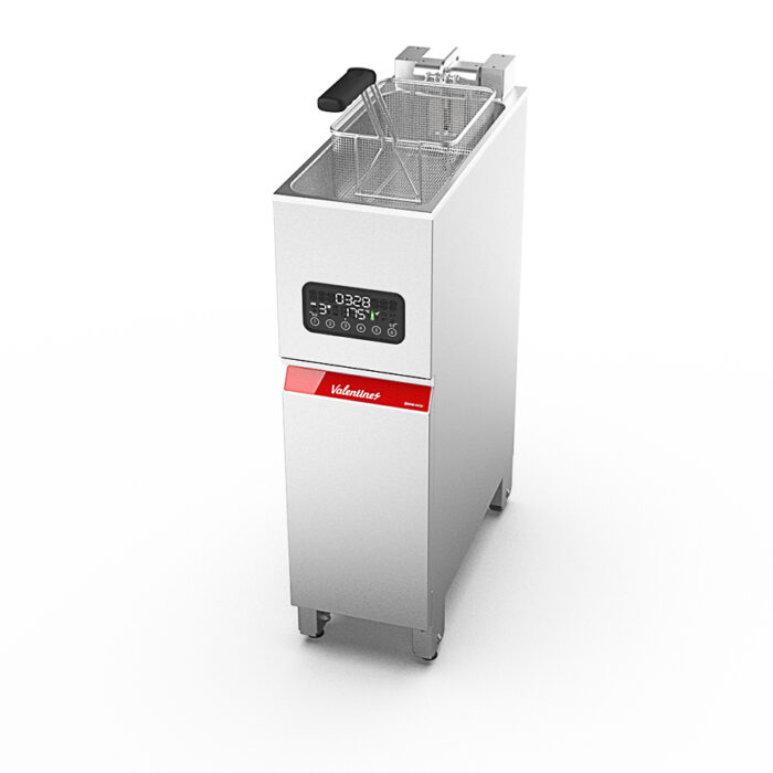 Freidora Super Rápida Eléctrica con Grifo de Vaciado 9/10 Litros 1 Cesta Modular Gama Core 250x600x900h mm CS250 Valentine - Imagen 1