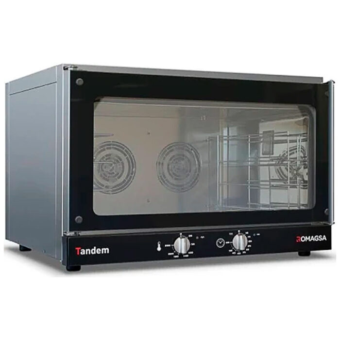 Horno Eléctrico de Convención 4 Bandejas 600 x 400 - 820x790x550h mm Tandem4PlusPL ROMAGSA - Imagen 1