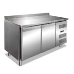 Mesa Refrigerada Acero Inoxidable 2 Puertas Opacas 244 Litros 1360x600x960h mm KBJ14-60 Horekus