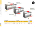Mesa Refrigerada Acero Inoxidable 4 Puertas Opacas 553 Litros 2230x700x960h mm KBJ23-70 Horekus - Imagen 2
