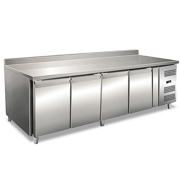Mesa Refrigerada Acero Inoxidable 4 Puertas Opacas 474 Litros 2230x600x960h mm KBJ23-60 Horekus - Imagen 1