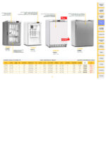 Mini Armario de Congelación 1 Puerta Opaca 200 Litros en Blanco 2 Estantes Gama MINI PREMIUM 600x625x855h mm KGN200 Horekus - Imagen 2