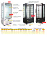 Vitrina Expositora Refrigerada para Pastelería 1 Puerta de Cristal 340 Litros en Blanco 5 Estantes 850x595x1950h mm KVIC85-P-W Horekus - Imagen 2