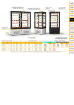 Vitrina Expositora Refrigerada para Pastelería 2 Puertas de Cristal 900 Litros 10 Estantes 1250x660x1960h mm AVV12P Horekus - Imagen 2