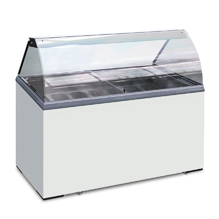 Vitrina Expositora para Helados 2 Puertas de Cristal 381 Litros 1305x635x1240h mm KICE7 Horekus - Imagen 1