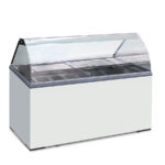 Vitrina Expositora para Helados 2 Puertas de Cristal 407 Litros 1555x635x1240h mm KICE8 Horekus