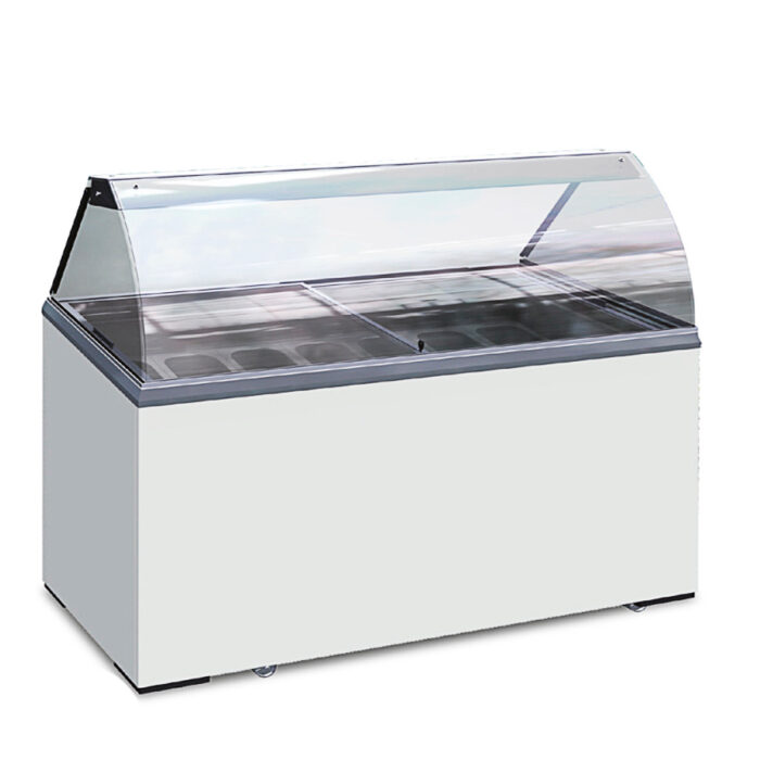 Vitrina Expositora para Helados 2 Puertas de Cristal 407 Litros 1555x635x1240h mm KICE8 Horekus - Imagen 1