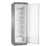 Armario de Congelación Vertical 1 Puerta Opaca Acero Inoxidable 6 Estantes 386 Litros Gama CLASSIC INOX 620x665x1860h mm A4MON Horekus