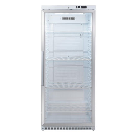 Armario Expositor de Refrigeracion Blanco 600 Litros 1 Puerta de Cristal 4 Estantes 780x742x1865h mm MAR600 PV BL Corequip