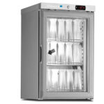 Mini Armario de Congelación 1 Puerta de Cristal 50 Litros en Acero Inoxidable 3 Estantes Gama MINI PREMIUM 450x470x740h mm A0MCN Horekus