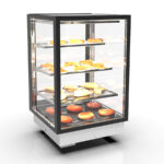 Vitrina Expositora Caliente Integra Drop-In Cristal Recto 3 Estantes 600x600x815h mm DP-60-80C Sayl