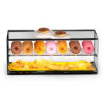 Vitrina Expositora Neutra para Pastelería 1 Estante Cristal Recto Sobremesa 920X330X315h mm EP30ML Sayl