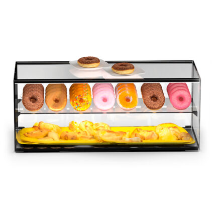 Vitrina Expositora Neutra para Pastelería 1 Estante Cristal Recto Sobremesa 920X330X315h mm EP30ML Sayl