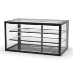 Vitrina Expositora Neutra para Pastelería Integra Drop-In Cristal Recto 2 Estantes 1000x600x515h mm IN-100-50N Sayl
