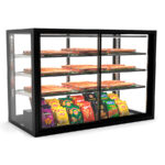 Vitrina Expositora  Neutra para Pastelería Integra Drop-In Cristal Recto 3 Estantes 1200x600x815h mm IN-120-80NA Sayl