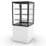 Vitrina Expositora Neutra para Pastelería Integra con Base Cristal Reto 3 Estantes 600x600x1400h mm IN60/80-140N Sayl