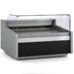 Vitrina Expositora Refrigerada con Reserva para Carnicería y Charcutería Cristal Recto Evaporador Ventilado Serie JUNIPER VE-9-RCB 1505x960x1150h mm VE-9-15-RCB-TF Docriluc