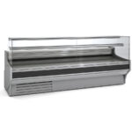 Vitrina Expositora Refrigerada con Reserva para Carnicería y Charcutería Cristal Recto Evaporador Ventilado Serie VESPER VE-9-RR 2945x940x1235h mm VE-9-30-RR-TF Docriluc