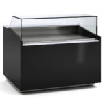 Vitrina Expositora Refrigerada con Reserva para Carnicería y Charcutería Cristal Recto Evaporador Ventilado Serie VALORIAN VEG-10 - 1265x1000x1085h mm VEG-10-13-TF Docriluc