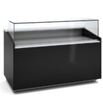Vitrina Expositora Refrigerada con Reserva para Carnicería y Charcutería Cristal Recto Evaporador Ventilado Serie VALORIAN VEG-10 - 1505x1000x1085h mm VEG-10-15-TF Docriluc
