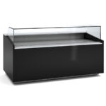 Vitrina Expositora Refrigerada con Reserva para Carnicería y Charcutería Cristal Recto Evaporador Ventilado Serie VALORIAN VEG-10 - 1985x1000x1085h mm VEG-10-20-TF Docriluc