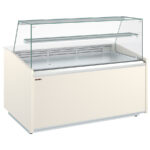 Vitrina Expositora Refrigerada con Reserva para Carnicería y Charcutería Cristal Recto Evaporador Ventilado Serie VALORIAN VEGP-10 - 1025x1000x1290h mm VEGP-10-10-TF Docriluc