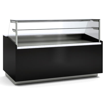 Vitrina Expositora Refrigerada con Reserva para Carnicería y Charcutería Cristal Recto Evaporador Ventilado Serie VALORIAN VEGPC-10 - 1985x1000x1290h mm VEGPC-10-20-TF Docriluc