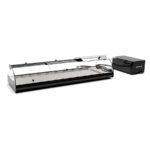 Vitrina Expositora Refrigerada para Buffets Cuba Plana Cristal Curvo Sobremesa Grupo Remoto Gama Self Service 1175x395x245h mm S6GRP Sayl