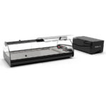 Vitrina Expositora Refrigerada para Buffets Cuba Plana Cristal Curvo Sobremesa Grupo Remoto  Gama Self Service 840x395x245h mm S4GRP Sayl