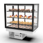 Vitrina Expositora Refrigerada para Pastelería Integra Drop-In Cristal Recto 3 Estantes 1000x600x815h mm DP-100-80A Sayl