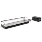 Vitrina Expositora Refrigerada para Tapas Cuba Plana 1 Estante Cristal Curvo Sobremesa Grupo Remoto Gama CLASSIC 1190x395x245h mm V6GRP Sayl