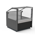 Vitrina Expositora Refrigerada sin Reserva para Carnicería y Charcutería Cristal Recto Evaporador Ventilado Serie JUNIPER VES-10E-RC-TF 1025x1120x1200h mm VES-10E-10-RC-TF Docriluc