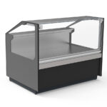 Vitrina Expositora Refrigerada sin Reserva para Carnicería y Charcutería Cristal Recto Evaporador Ventilado Serie JUNIPER VES-10E-RC-TF 1505x1120x1200h mm VES-10E-15-RC-TF Docriluc