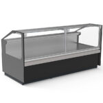 Vitrina Expositora Refrigerada sin Reserva para Carnicería y Charcutería Cristal Recto Evaporador Ventilado Serie JUNIPER VES-10E-RC-TF 2945x1120x1200h mm VES-10E-30-RC-TF Docriluc