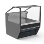 Vitrina Expositora Refrigerada sin Reserva para Carnicería y Charcutería Cristal Recto Evaporador Ventilado Serie VESPER VES-10-RR-TF 1025x1080x1235h mm VES-10-10-RR-TF Docriluc