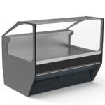 Vitrina Expositora Refrigerada sin Reserva para Carnicería y Charcutería Cristal Recto Evaporador Ventilado Serie VESPER VES-10-RR-TF 1505x1080x1235h mm VES-10-15-RR-TF Docriluc