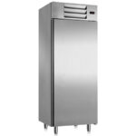 Armario de Refrigeración en Acero Inoxidable 476 Litros 1 Puerta Opaca 4 Estantes 750x750x1995h mm ATG 600 A PO Corequip