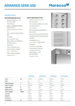 Armario de Congelación en Blanco 459 Litros 1 Puerta Opaca 6 Estantes 750x720x1995h mm ATG 600 N PO Corequip - Imagen 2