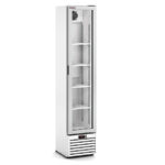 Armario Expositor Refrigerado Blanco 1 Puerta de Cristal 132 Litros 4 Estantes Serie EVR 370x400x1926h mm EVR-370 Docriluc
