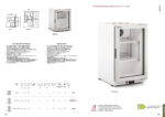 Armario Expositor Refrigerado Blanco 1 Puerta de Cristal 38 Litros 1 Estante Serie DECVA 415x462x512h mm DECVA-3 Docriluc - Imagen 2